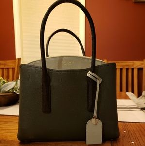 Kate Spade Margaux satchel - deep evergreen